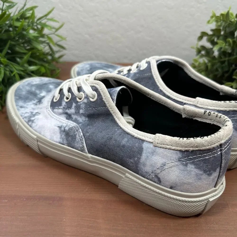 All Saints Lex Trainer Tie Dye Canvas Low Top Sneaker Men's Size‎ 8